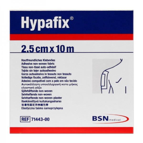 Hypafix 2,5 cm x 10 mètres : Pansement tissulaire